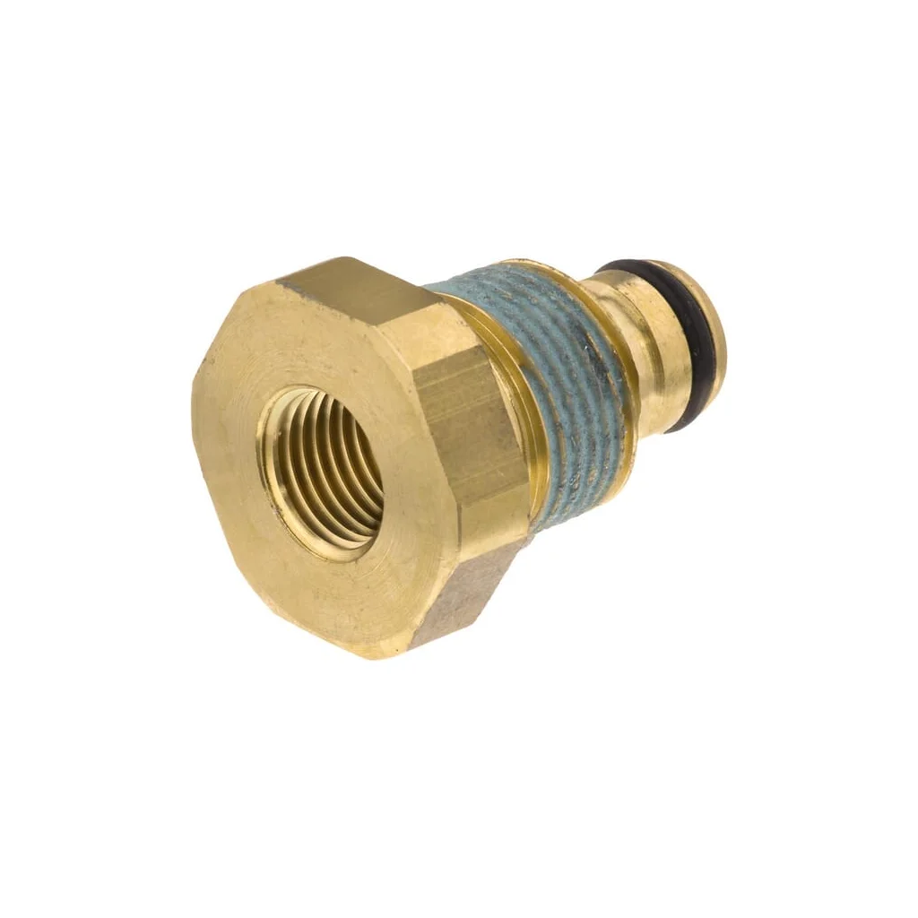 Adaptor K-lock TR-20 cu filet exterior TR-20 x 1/4" filet interior, alamă