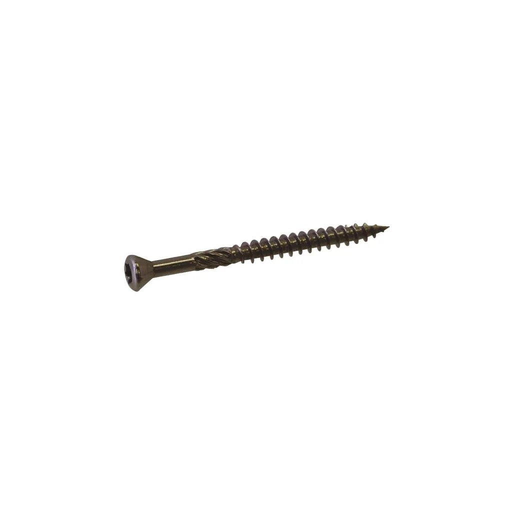 Șurub pentru lemn de esență tare cap înecat torx TX25 5x60mm oțel inoxidabil A2