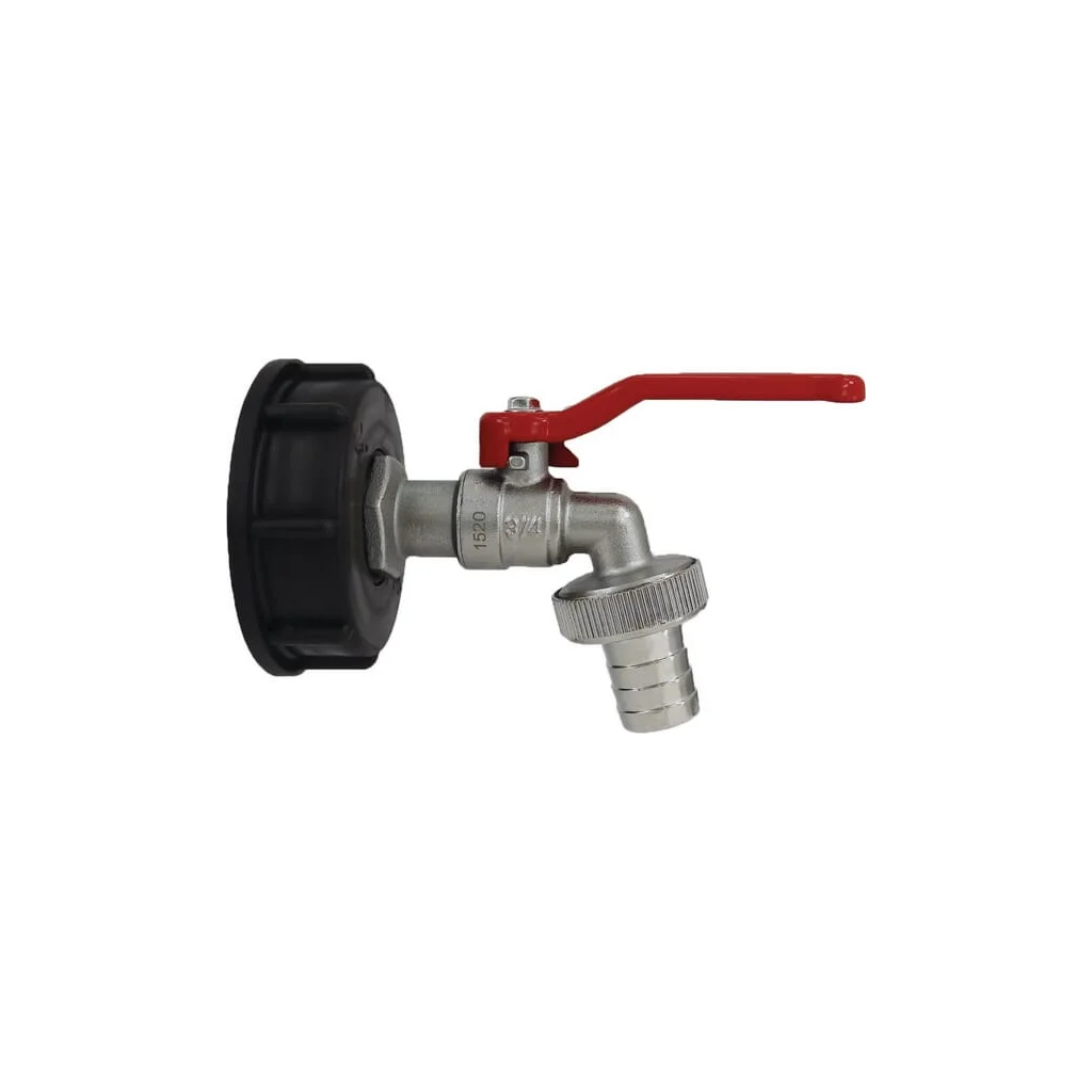 Adaptor IBC S60x6 cu robinet de 3/4"