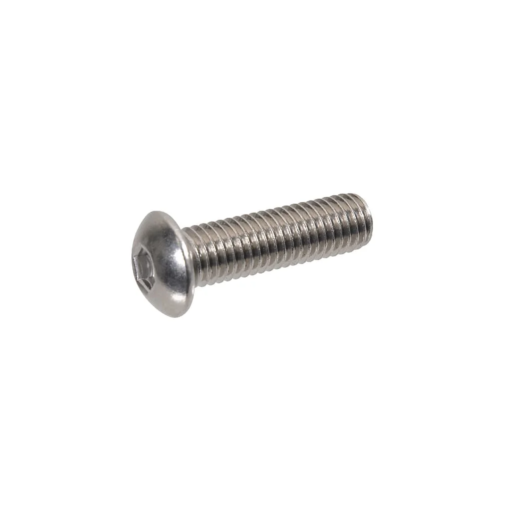 Șurub cap bombat orificiu hexagonal ISO7380 M10x1,5x40mm oțel inoxidabil A2