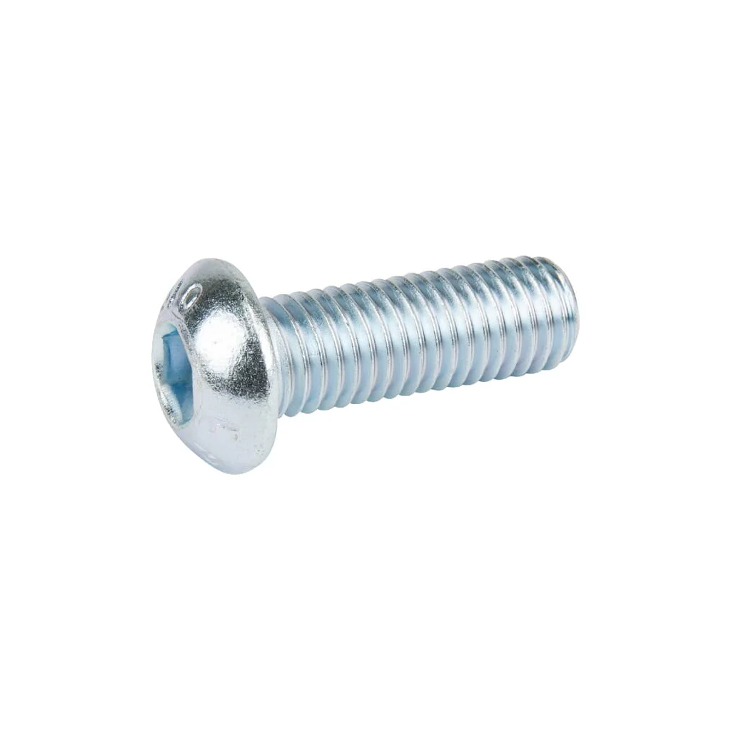 Șurub cap bombat orificiu hexagonal ISO7380 M12x1,75x35mm oțel placat cu zinc grupa 10.9