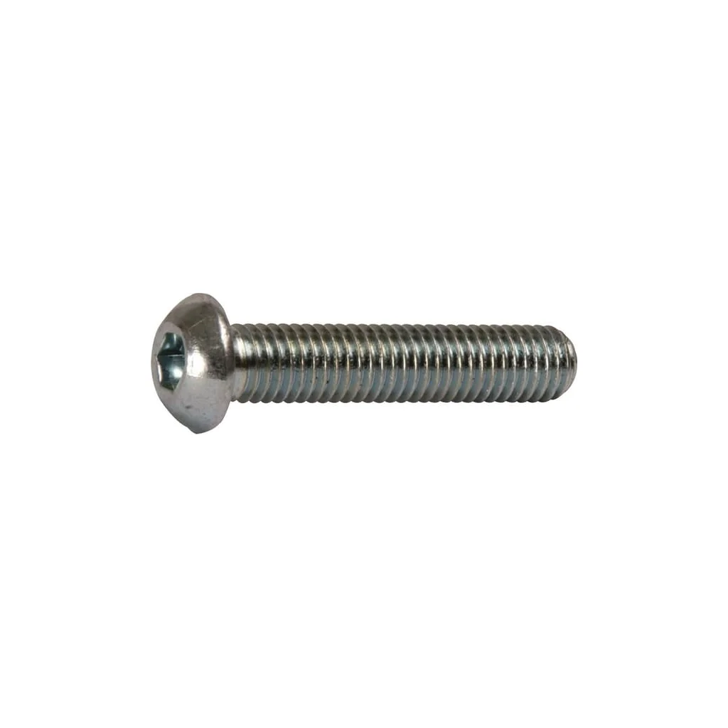 Șurub cap bombat orificiu hexagonal ISO7380 M5x0,8x30mm oțel placat cu zinc grupa 10.9