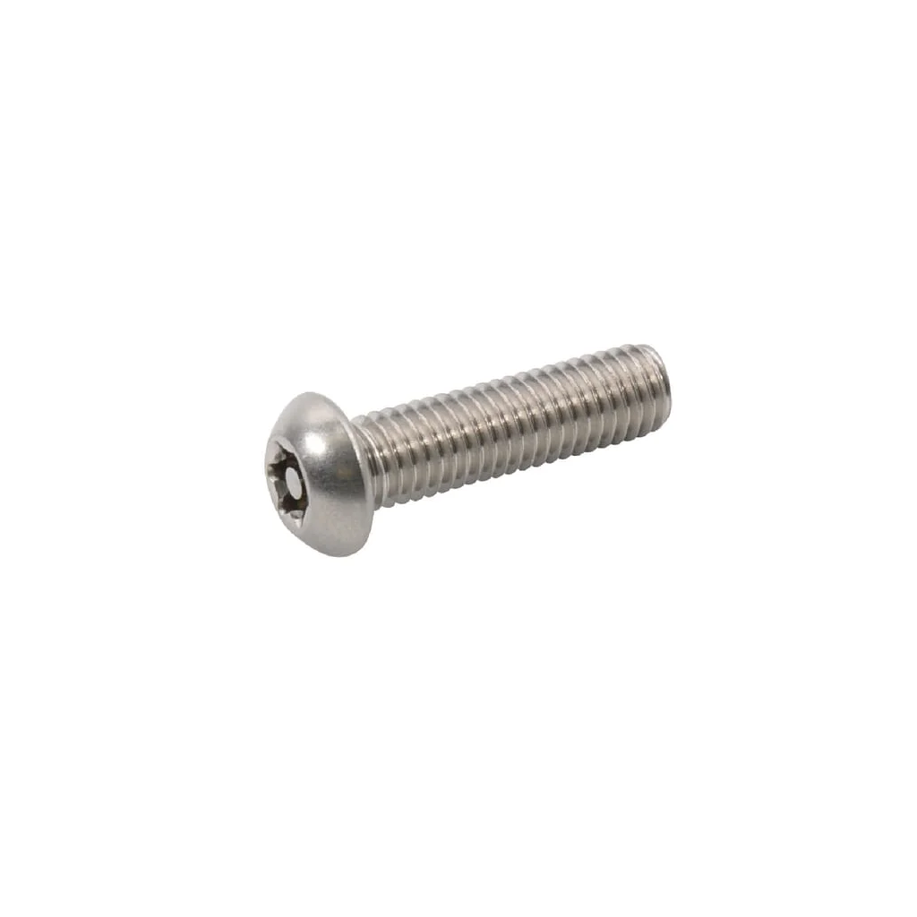 Șurub cap bombat orificiu torx ISO7380 M8x1,25x40mm oțel inoxidabil A2