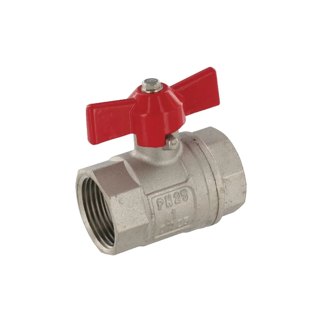 Robinet cu manetă tip fluture interior/interior 1”