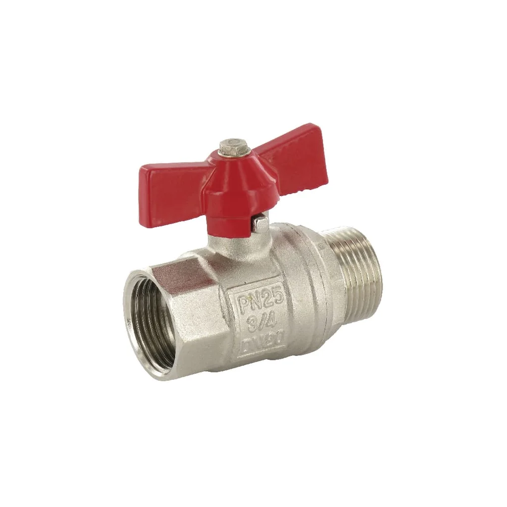 Robinet cu manetă tip fluture interior/exterior 1"