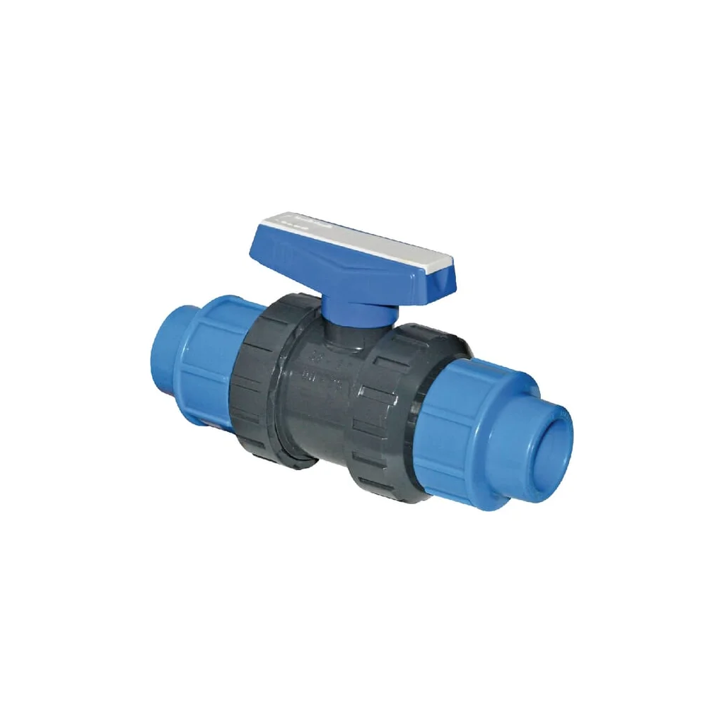 Robinet cu bilă PVC 2xPE 32mm