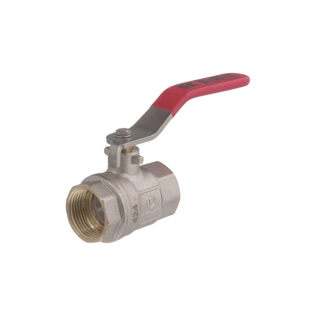 Robinet cu bilă BSP 2x mamă 3/4", mâner oțel inoxidabil