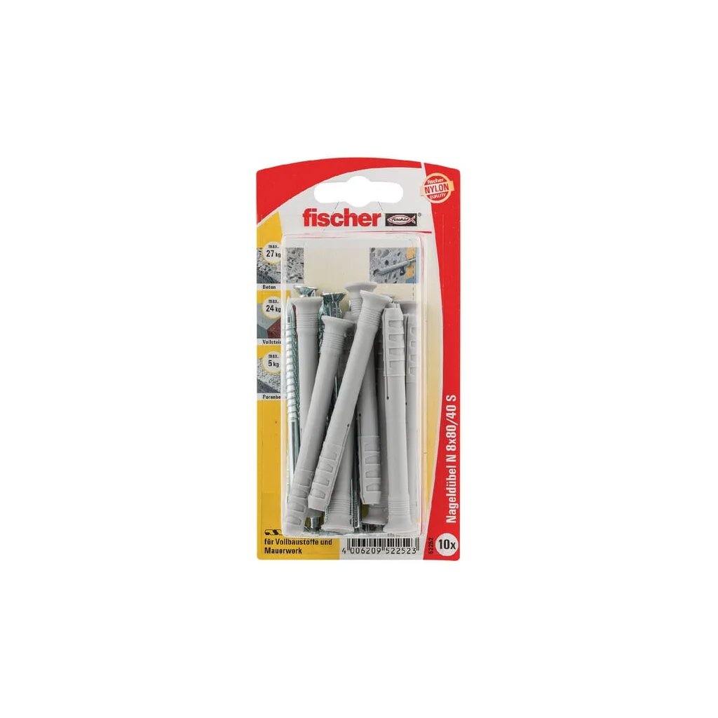 Fischer diblu cu cui+șurub 10
