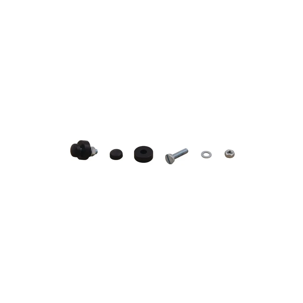 Șurub număr de înmatriculare cu piuliță și capac M6x20mm filet 20mm oțel placat cu zinc