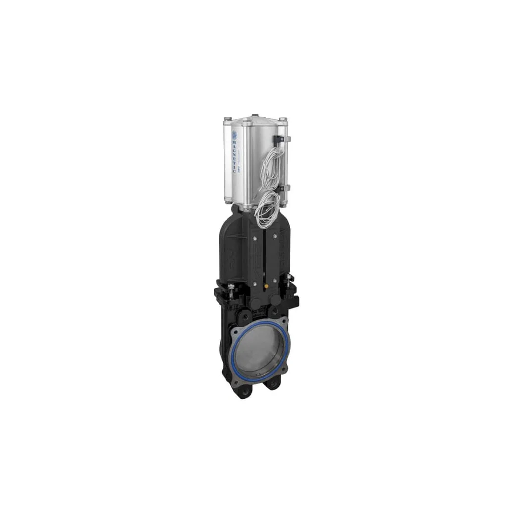 Vană cuțit 4" GLADIO pneumatică cu senzori