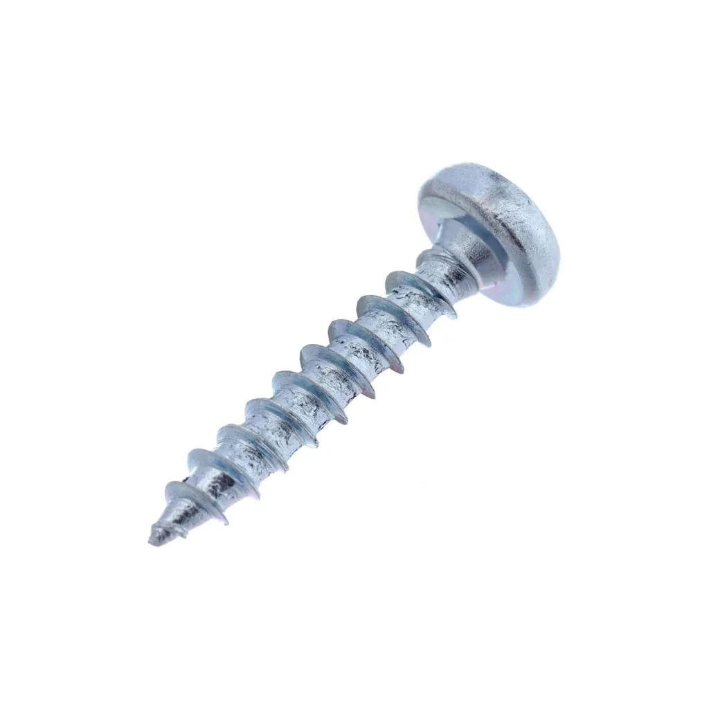 Șurub pentru lemn cap bombat în cruce PZ1 3x17mm oțel zincat