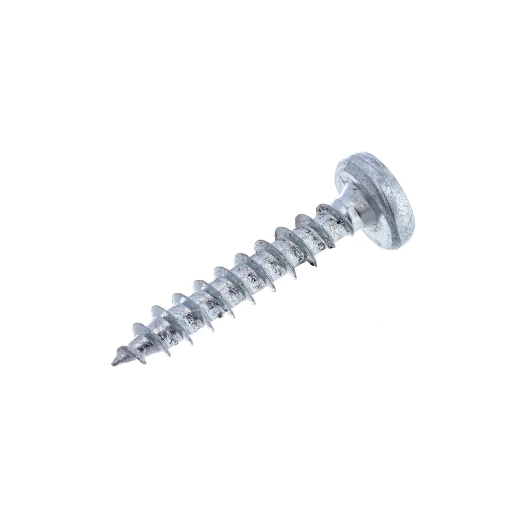 Șurub pentru lemn cap bombat în cruce PZ2 4,5x25mm oțel zincat