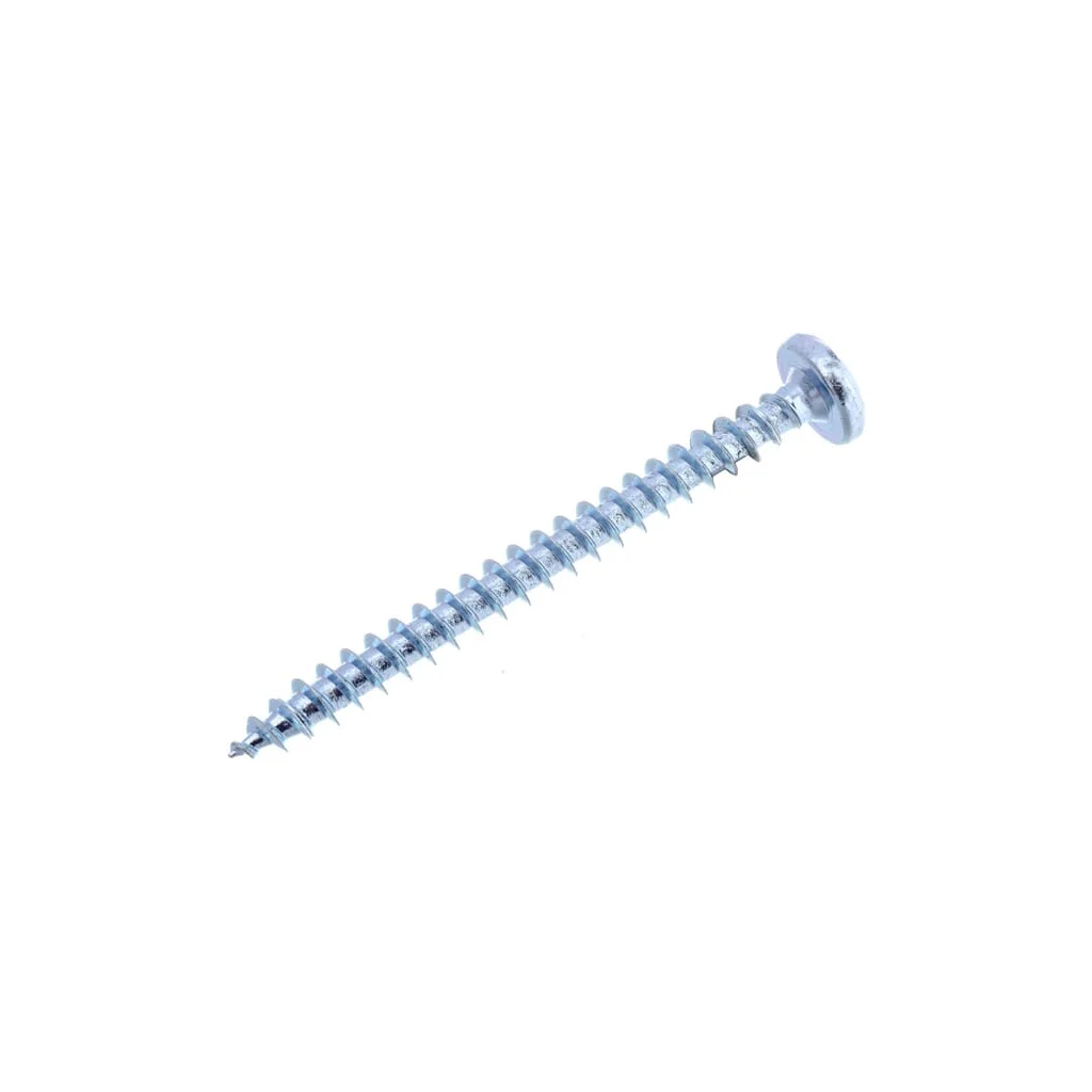 Șurub pentru lemn cap bombat în cruce PZ2 4,5x50mm oțel zincat