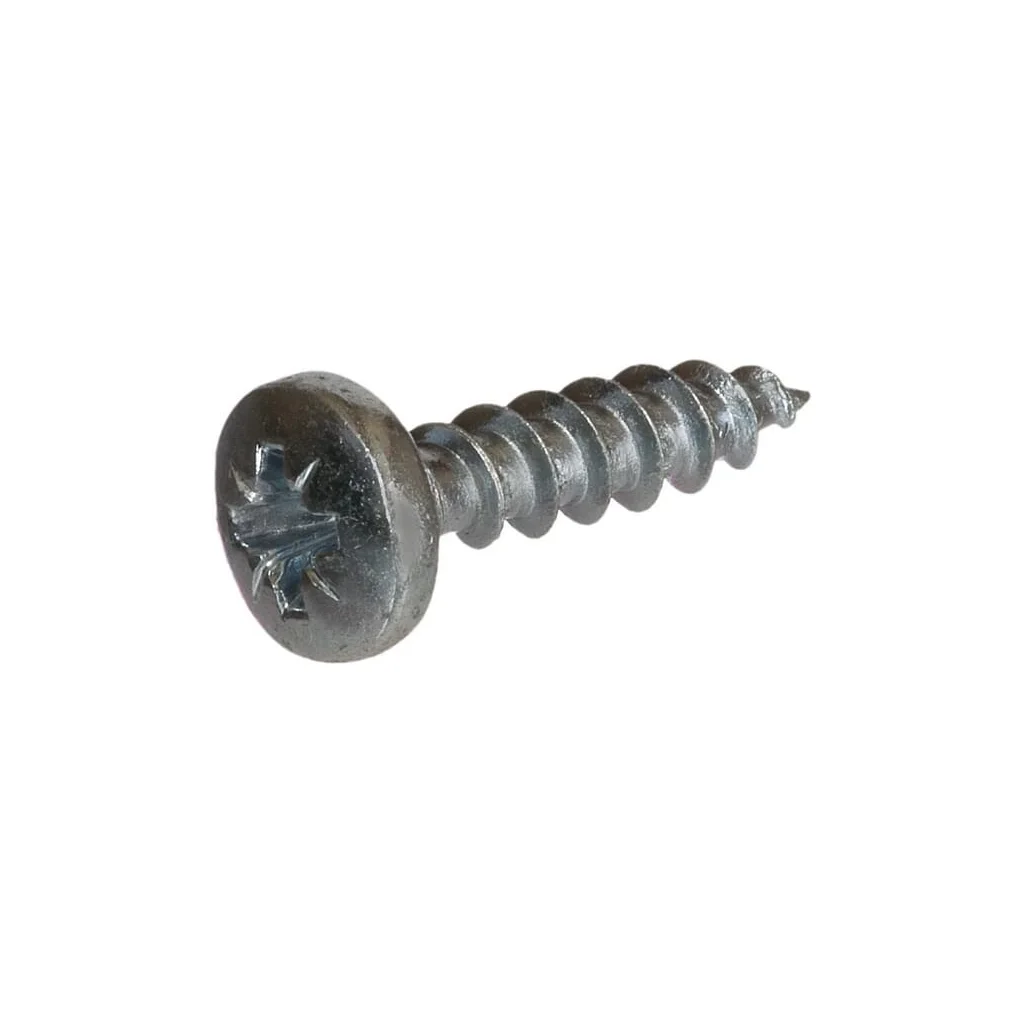 Șurub pentru lemn cap bombat în cruce PZ2 5x20mm oțel zincat