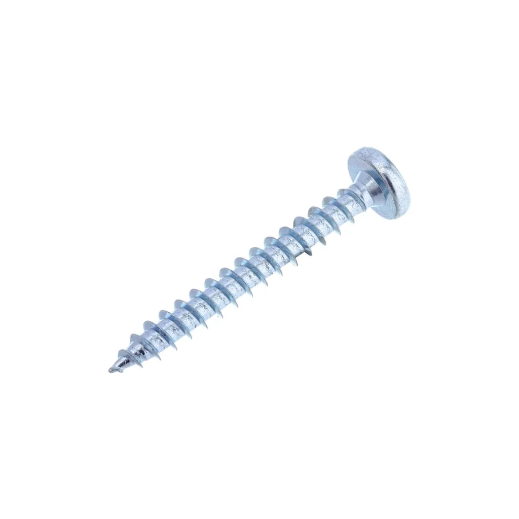 Șurub pentru lemn cap bombat în cruce PZ2 5x40mm oțel zincat