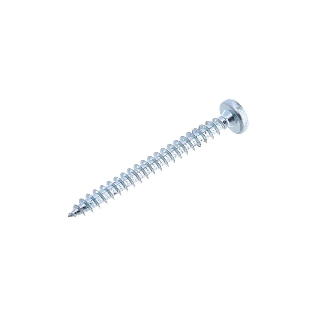 Șurub pentru lemn cap bombat în cruce PZ2 5x50mm oțel zincat