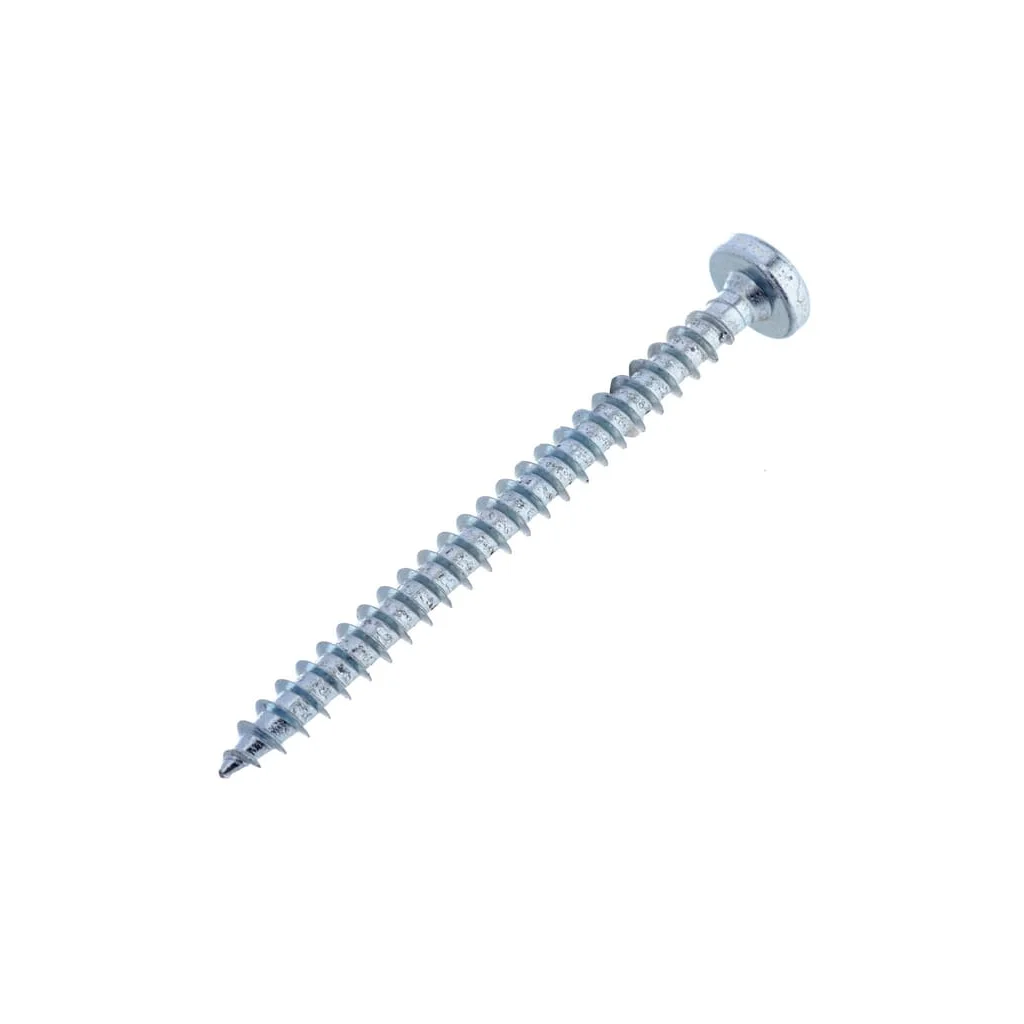 Șurub pentru lemn cap bombat în cruce PZ2 5x60mm oțel zincat