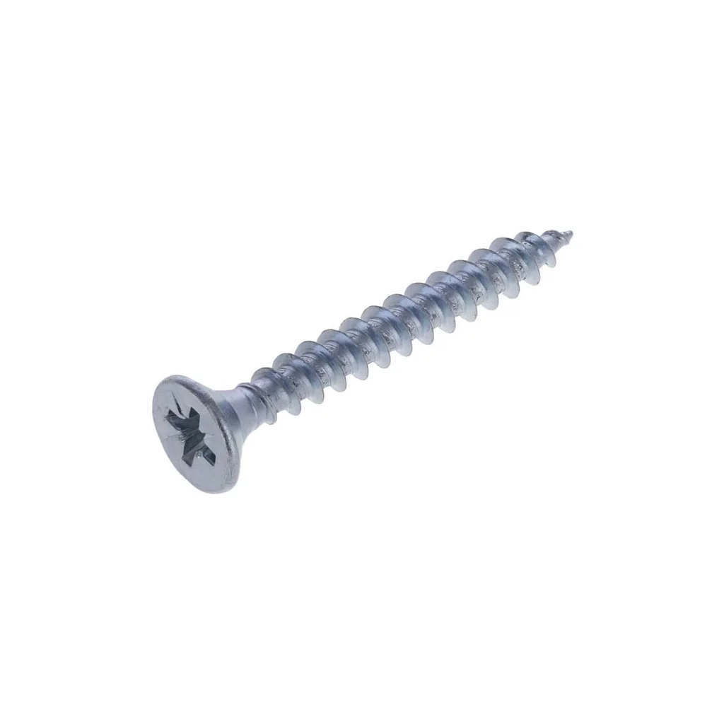 Șurub pentru lemn cap înecat în cruce PZ1 3,5x20mm oțel zincat