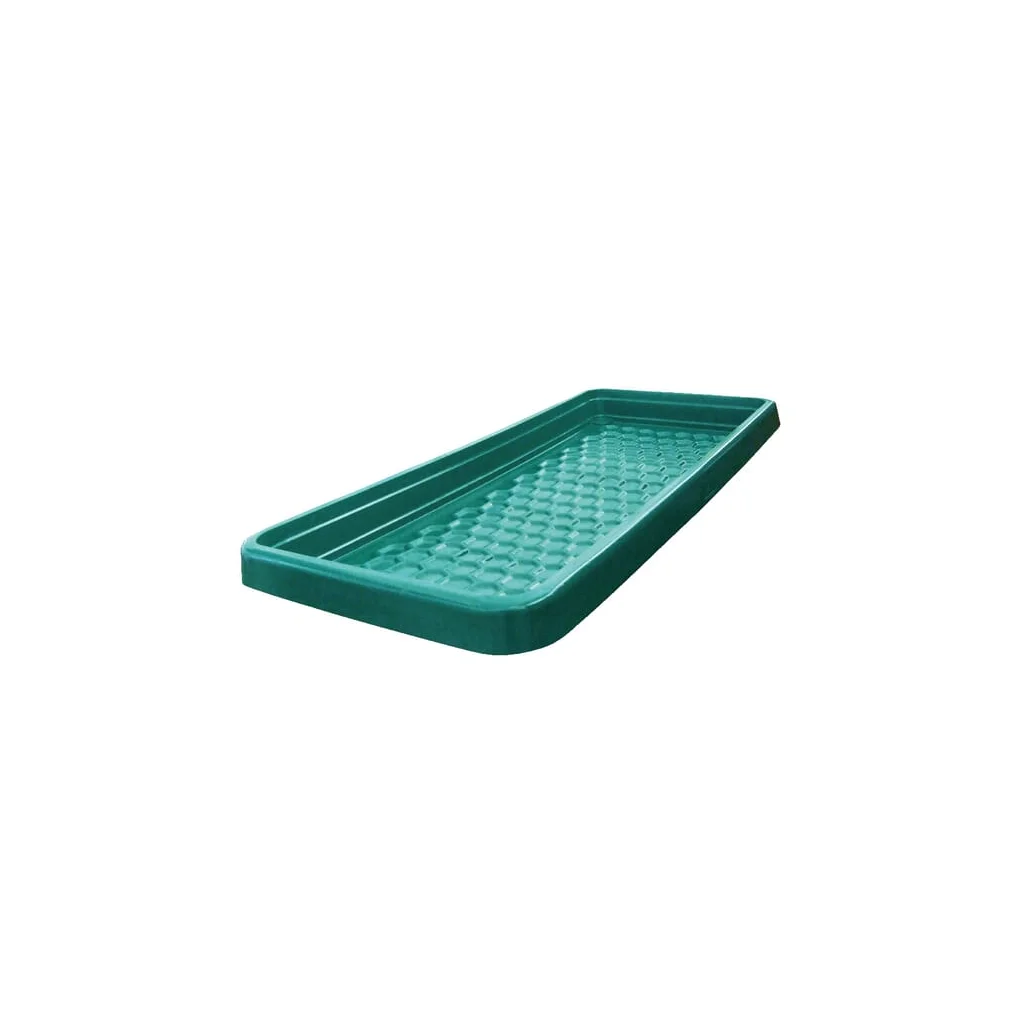 Cădiță spălare picioare polietilen verde capacitate 200l 2000x900x150mm Suevia
