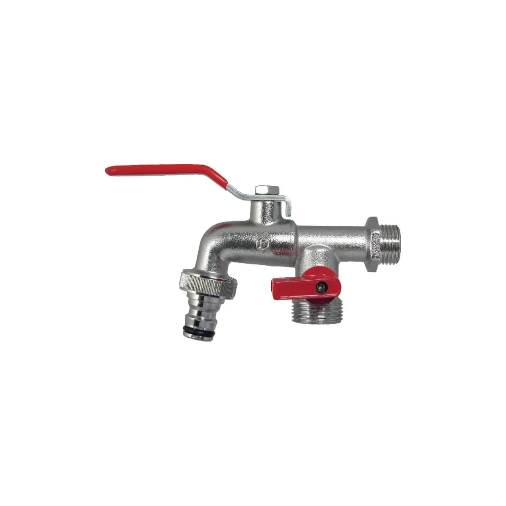 Robinet cu 2 ieșiri 1/2''