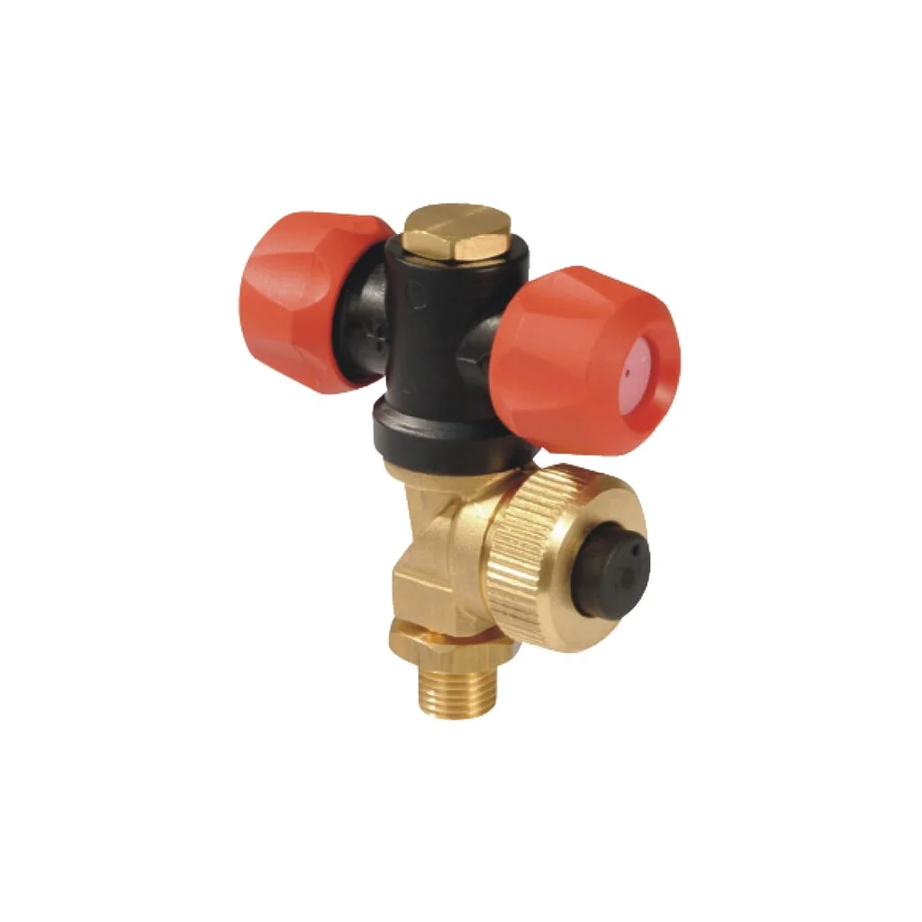 Suport dublu duze pentru pulverizator 1/4"