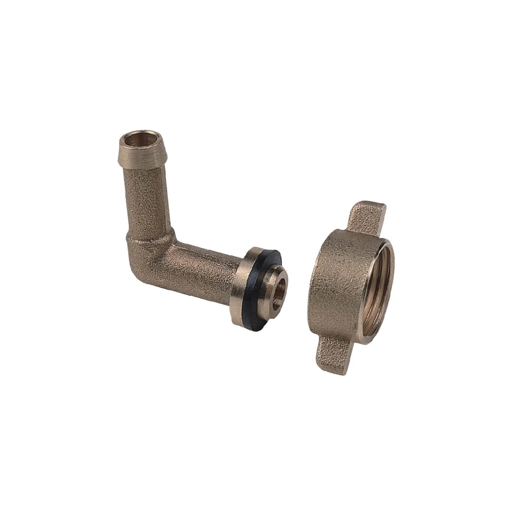 Racord furtun cot 90° 10mm