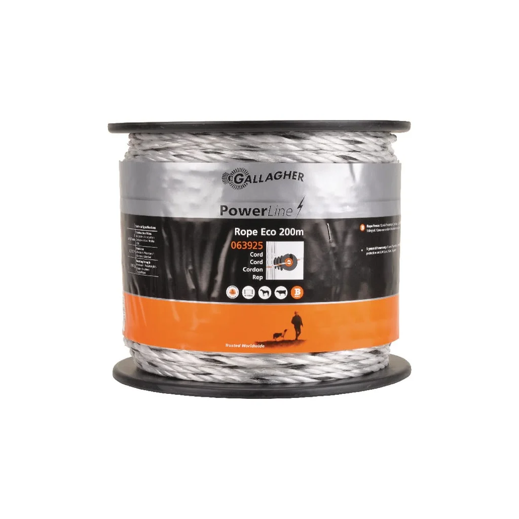 Cablu alb pentru gard 200m PowerLine Eco