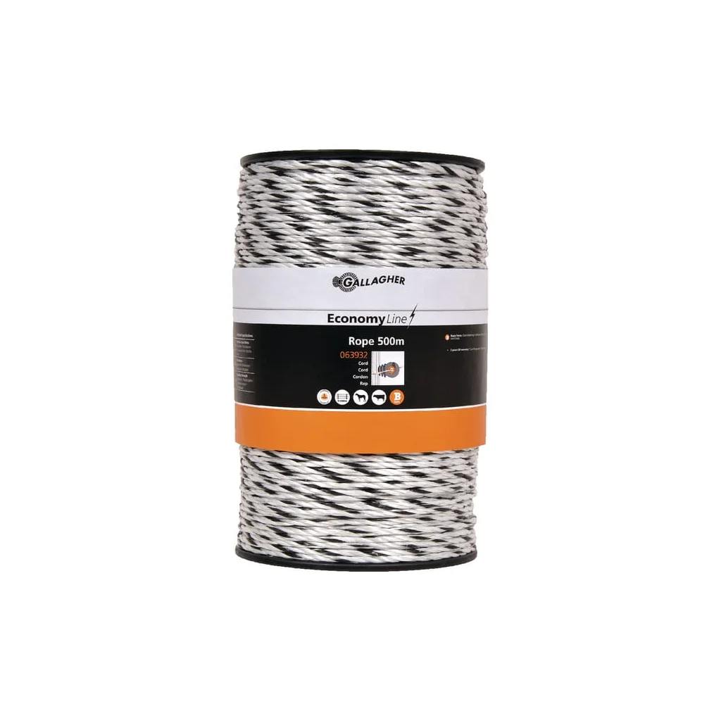 Cablu alb pentru gard 500m PowerLine Eco