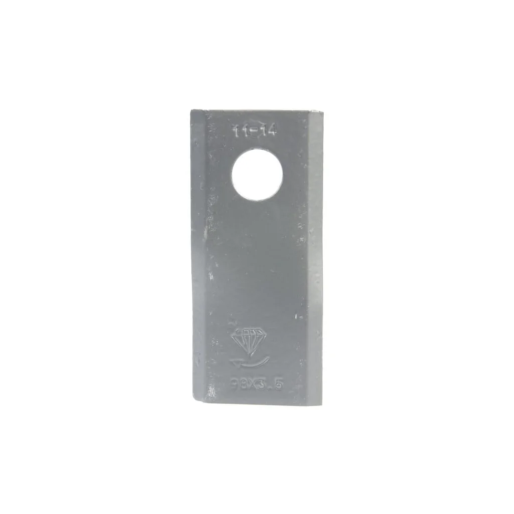 Lamă cositoare dreapta 98x45x3,5mm orificiu 16,5mm pachet 25 buc. potrivită pentru Morra