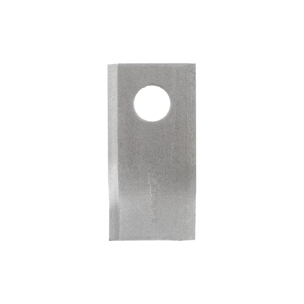 Lamă cositoare stânga 96x48x3mm orificiu 19mm pachet 25 buc. potrivită pentru Pöttinger