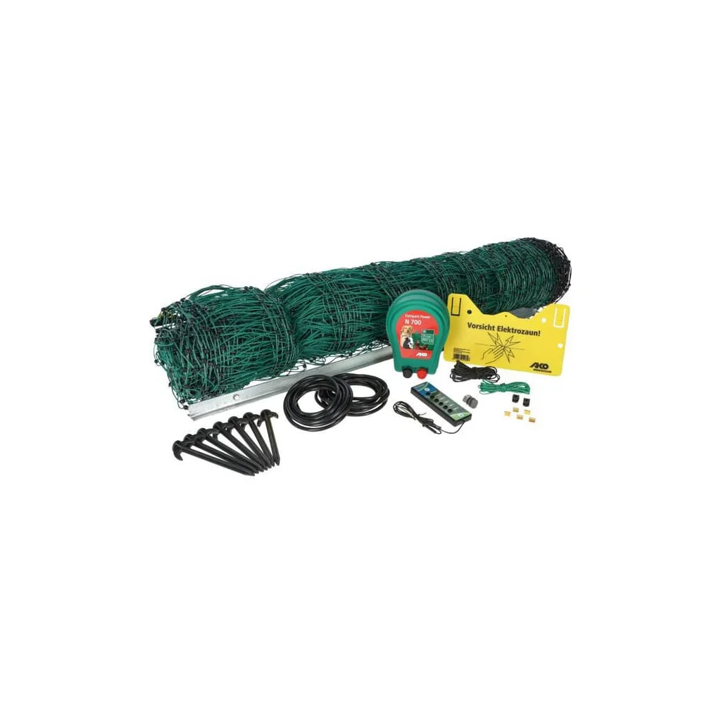 Set plasă pentru păsări 50m 230V
