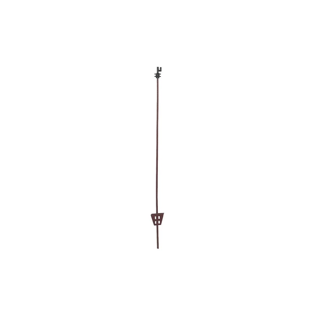 Stâlp de oțel oval, 107cm, cu izolație în vârf, 10 buc.