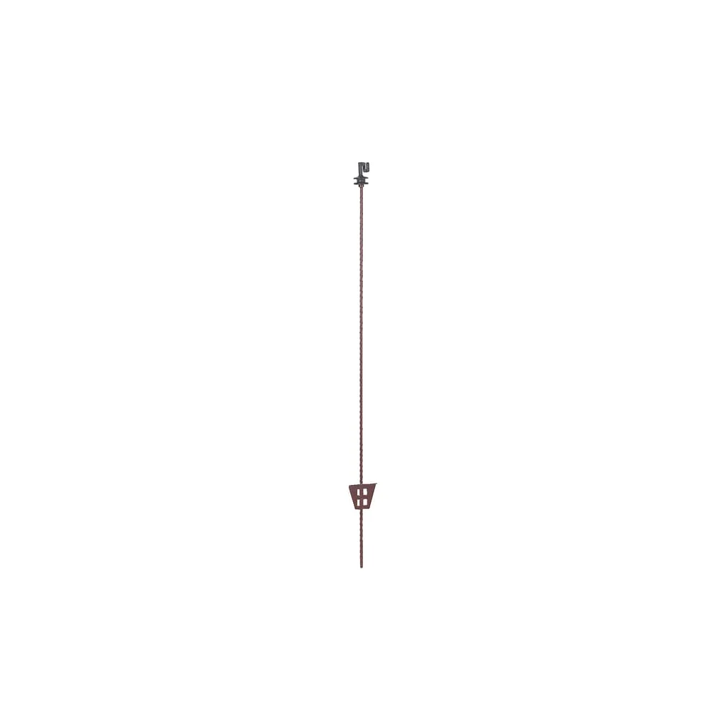 Stâlp rotund din oțel 107 cm cu izolator superior 10 buc