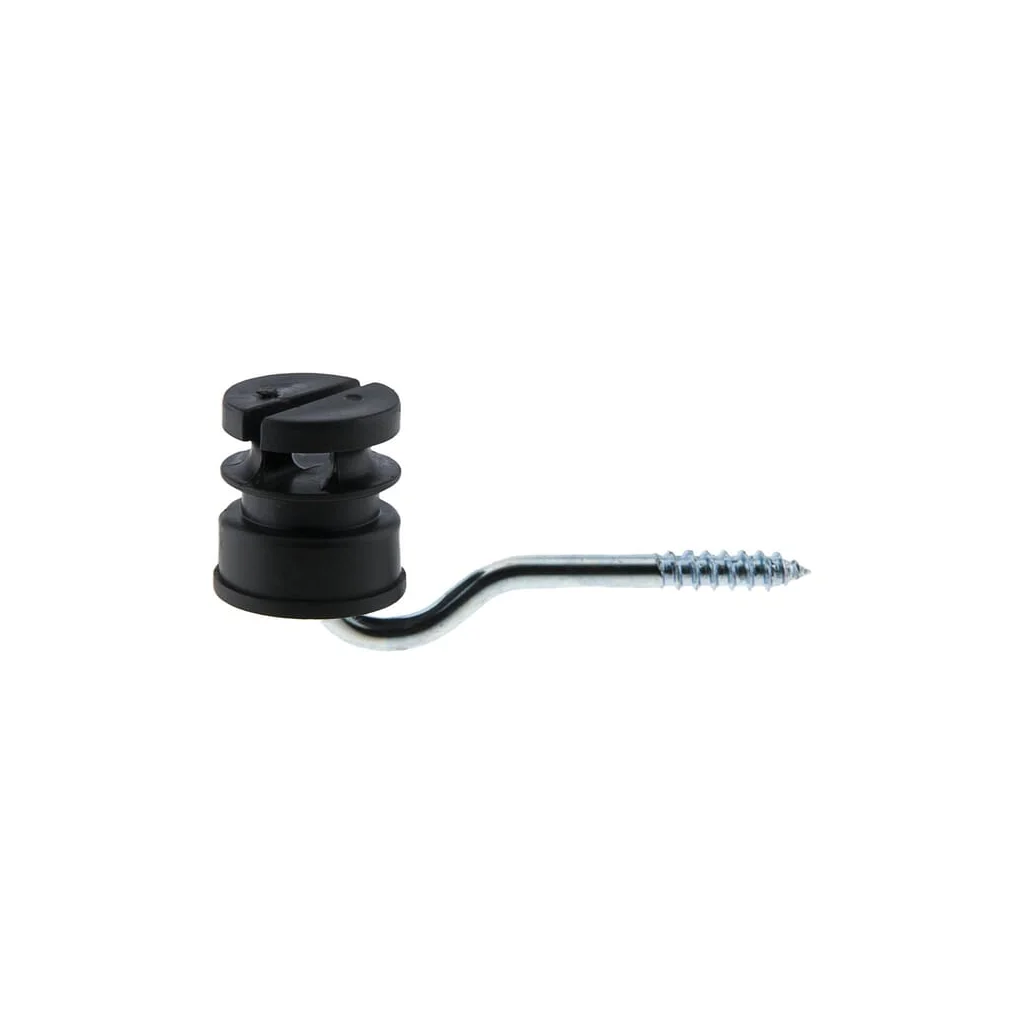 Izolatoare cu fantă, negre, 5,3mm 30 buc.