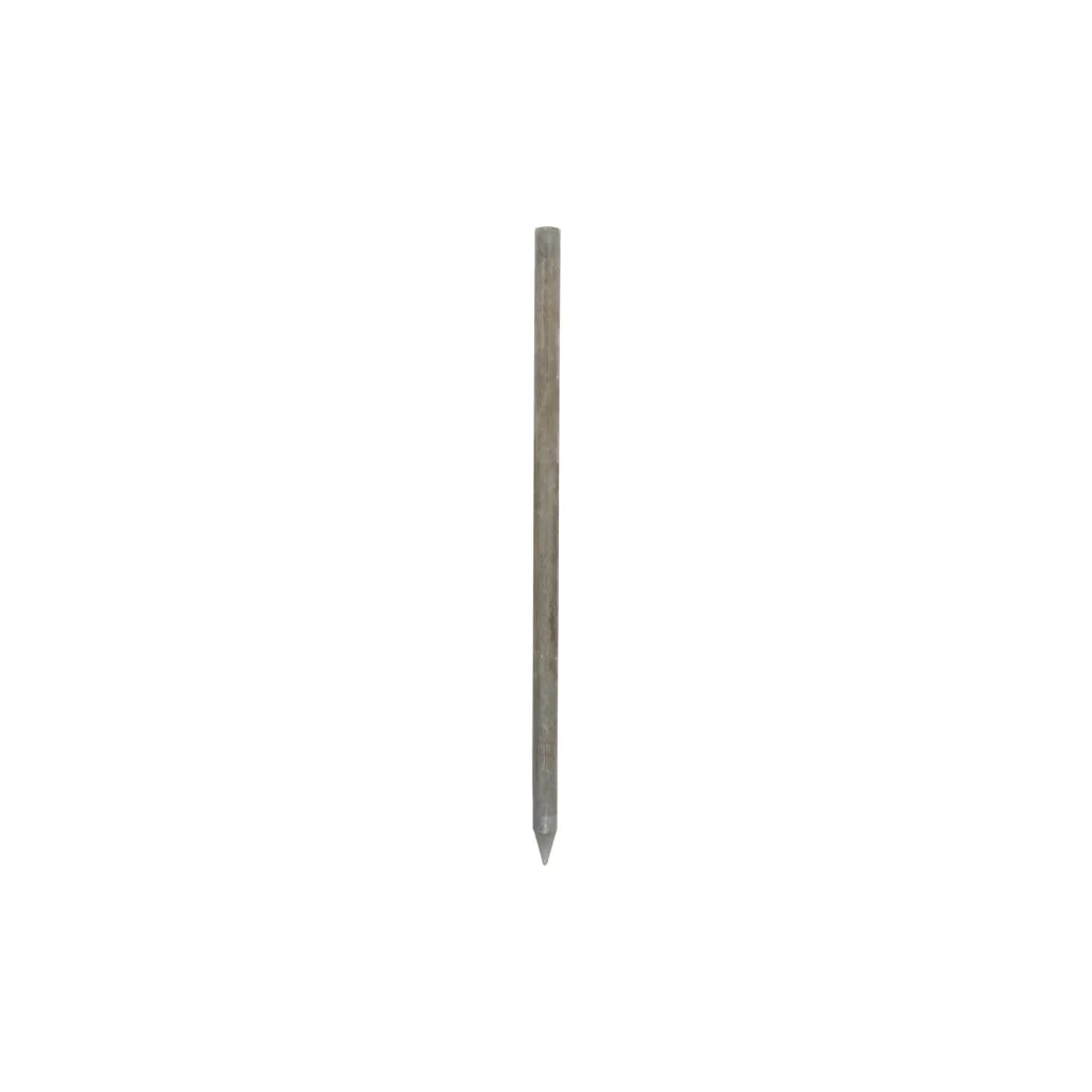 Stâlp gard 180cm x diametru 75mm gri AKO