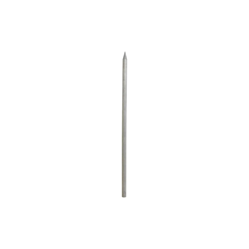 Stâlp gard 200cm x diametru 75mm gri AKO