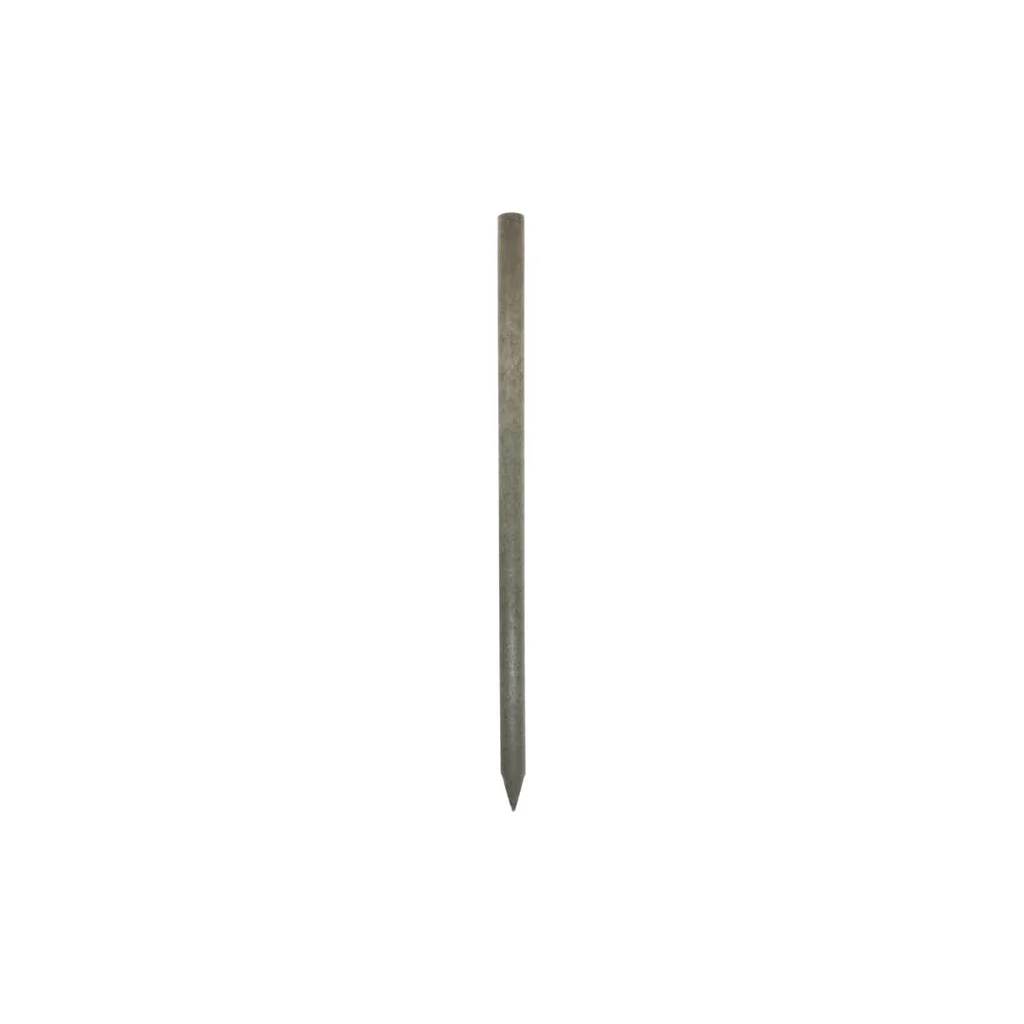 Stâlp gard 220cm x diametru 100mm gri AKO