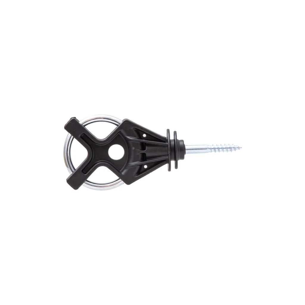 Izolator poartă X³ galvanizat negru 6 buc.
