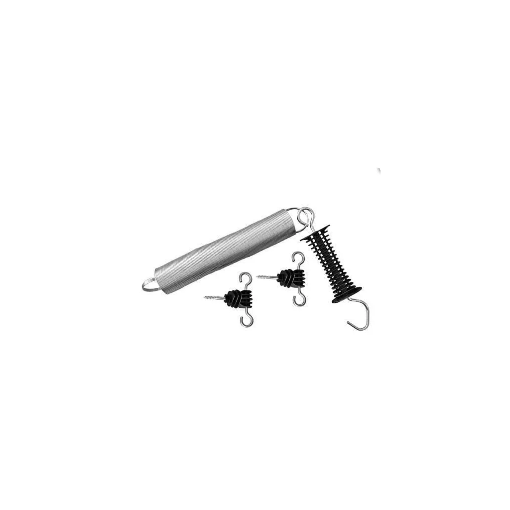 Set poartă gard negru complet