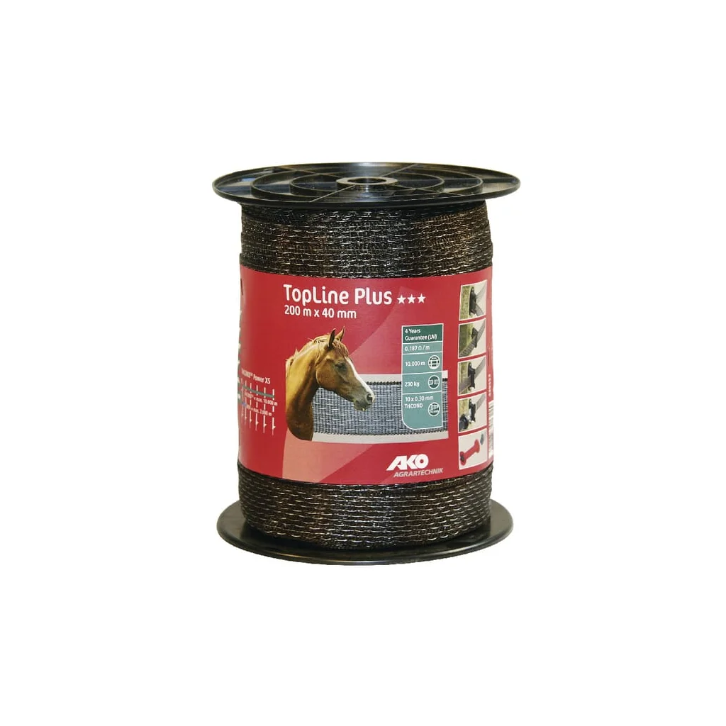 Bandă pentru gard 40mm 200m TopLine Plus