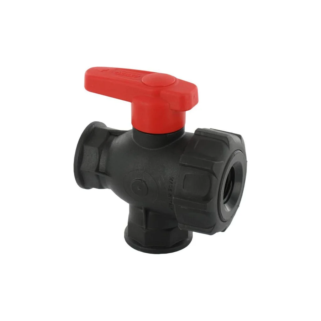 Robinet cu bilă 3 căi 1/2" întrerupt