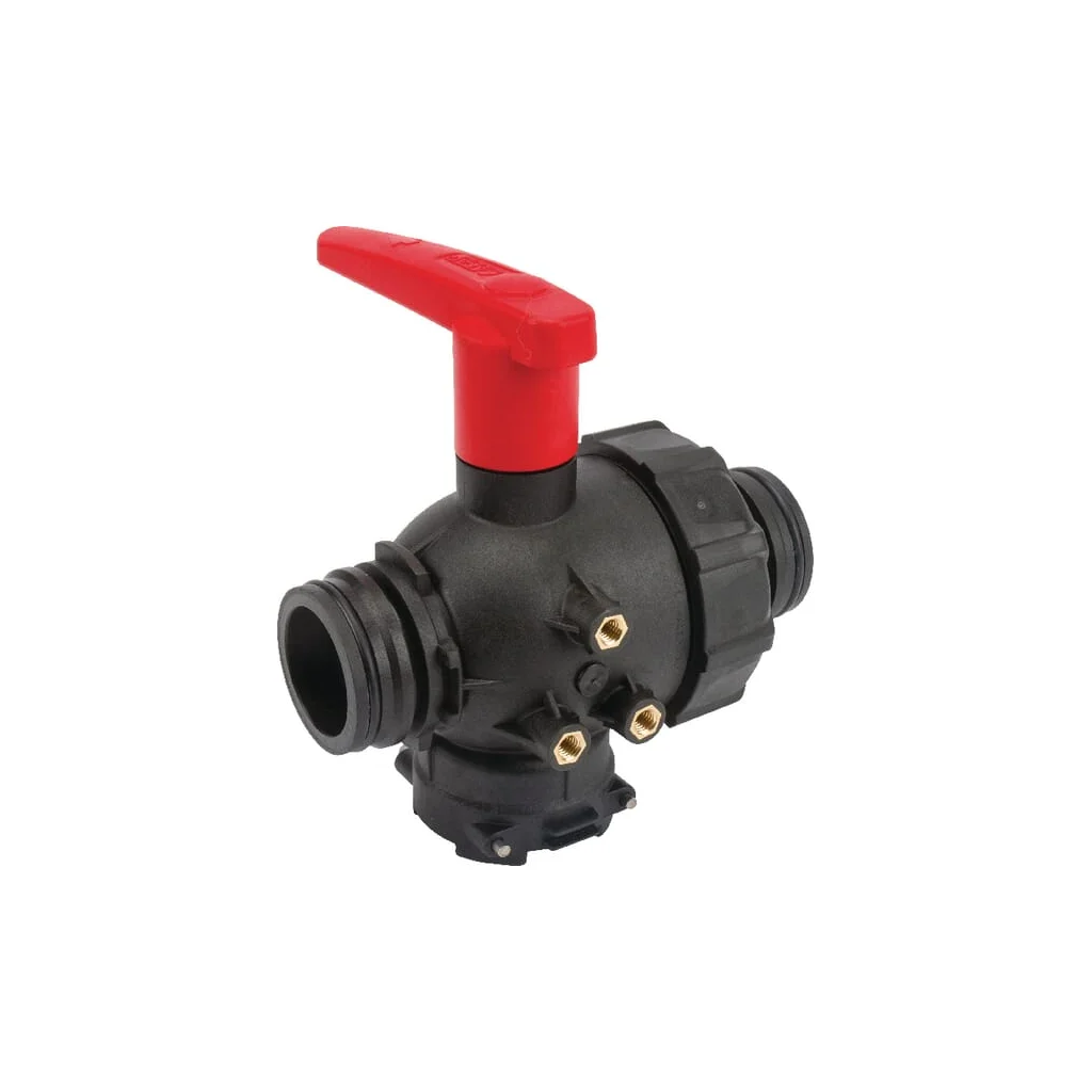 Robinet sferic T6 cu 3 căi