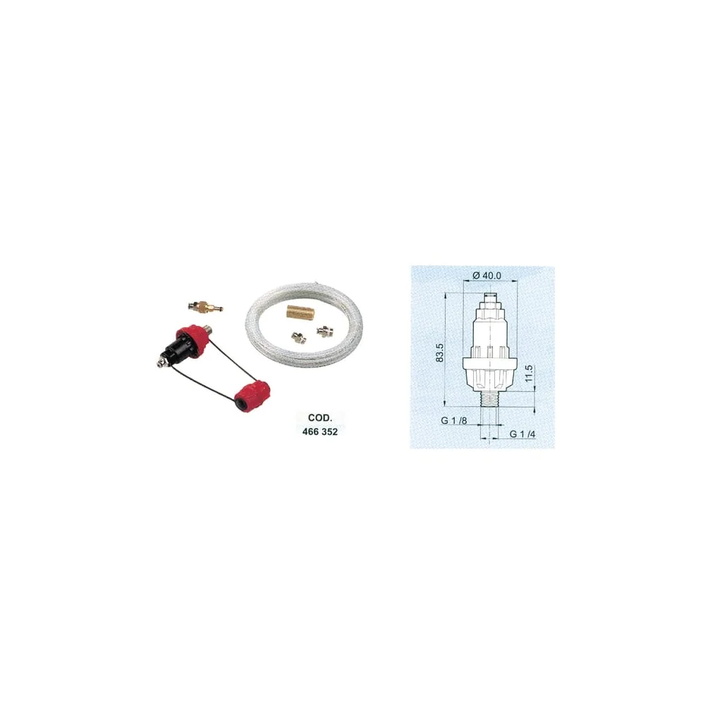 Set manometru 1/4"