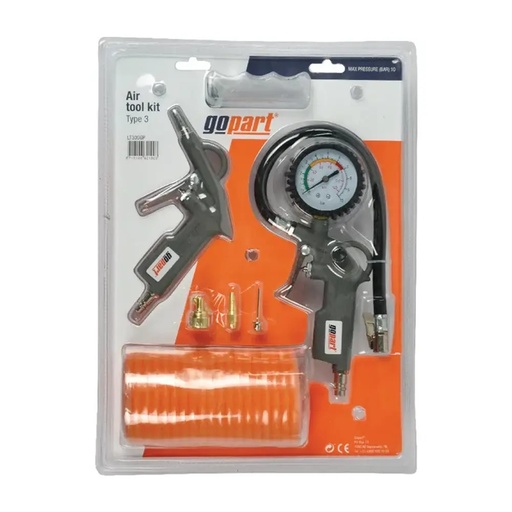 Set scule aer comprimat, 4 piese