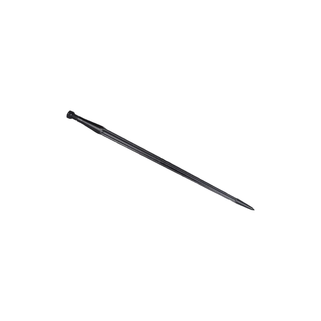 Dinte încărcător drept profil stea 36x815mm piuliță M22x1,5mm vârf ascuțit negru