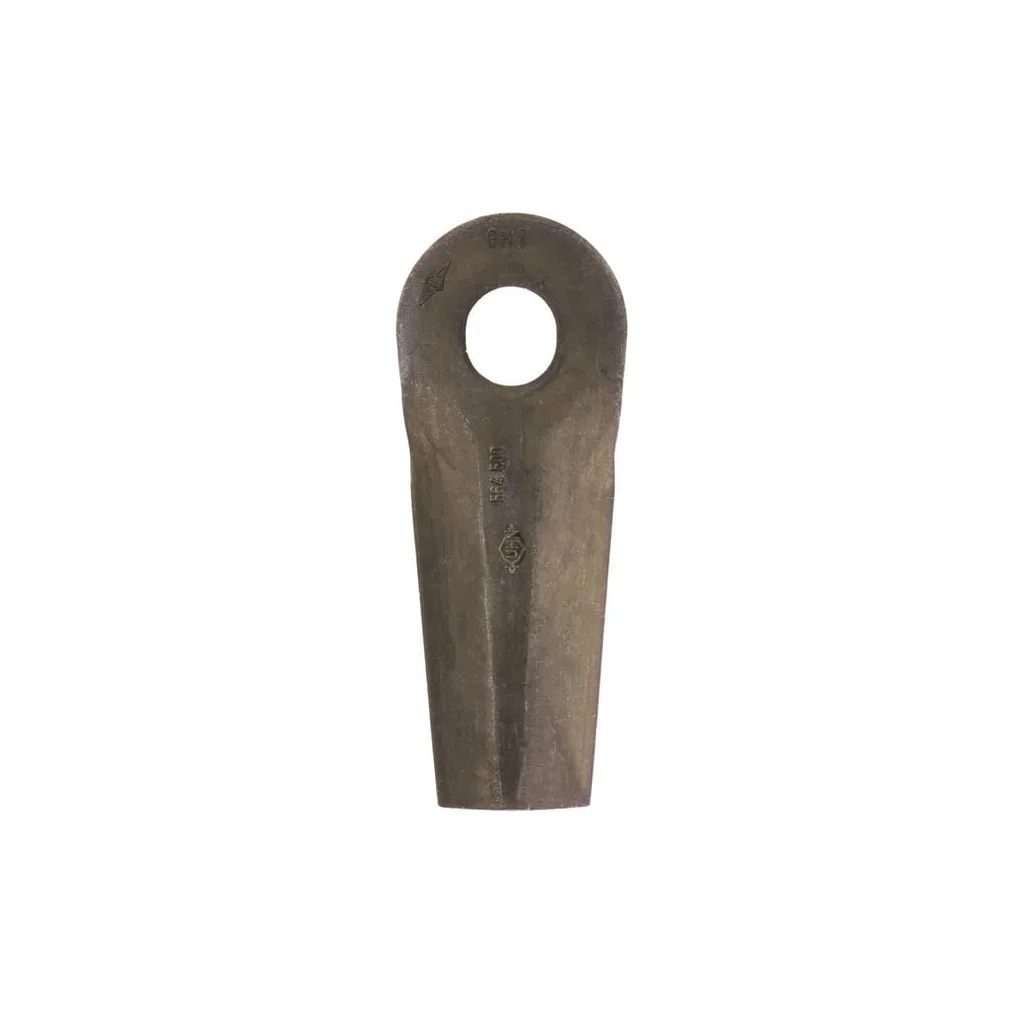 Lamă cositoare stânga/dreapta 129x50x4mm orificiu 20,5x18,5mm oval pachet 25 buc. potrivită pentru Kuhn/John Deere