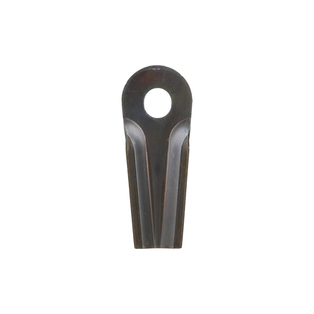 Lamă cositoare stânga/dreapta 129x50x4mm orificiu 20,5x18,5mm oval pachet 25 buc. potrivită pentru Kuhn/John Deere