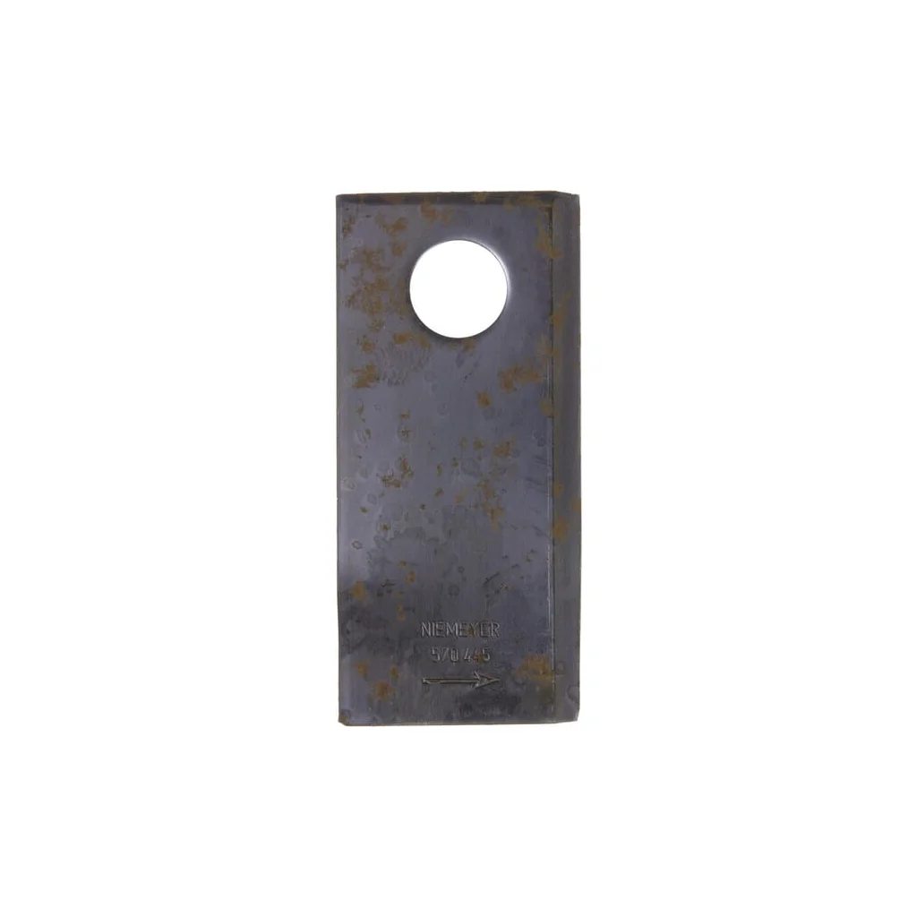 Lamă cositoare stânga 106x48x4mm orificiu 19mm pachet 25 buc. potrivită pentru Niemeyer