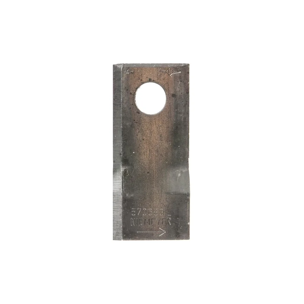 Lamă cositoare stânga 107x48x4mm orificiu 19mm pachet 25 buc. potrivită pentru Niemeyer