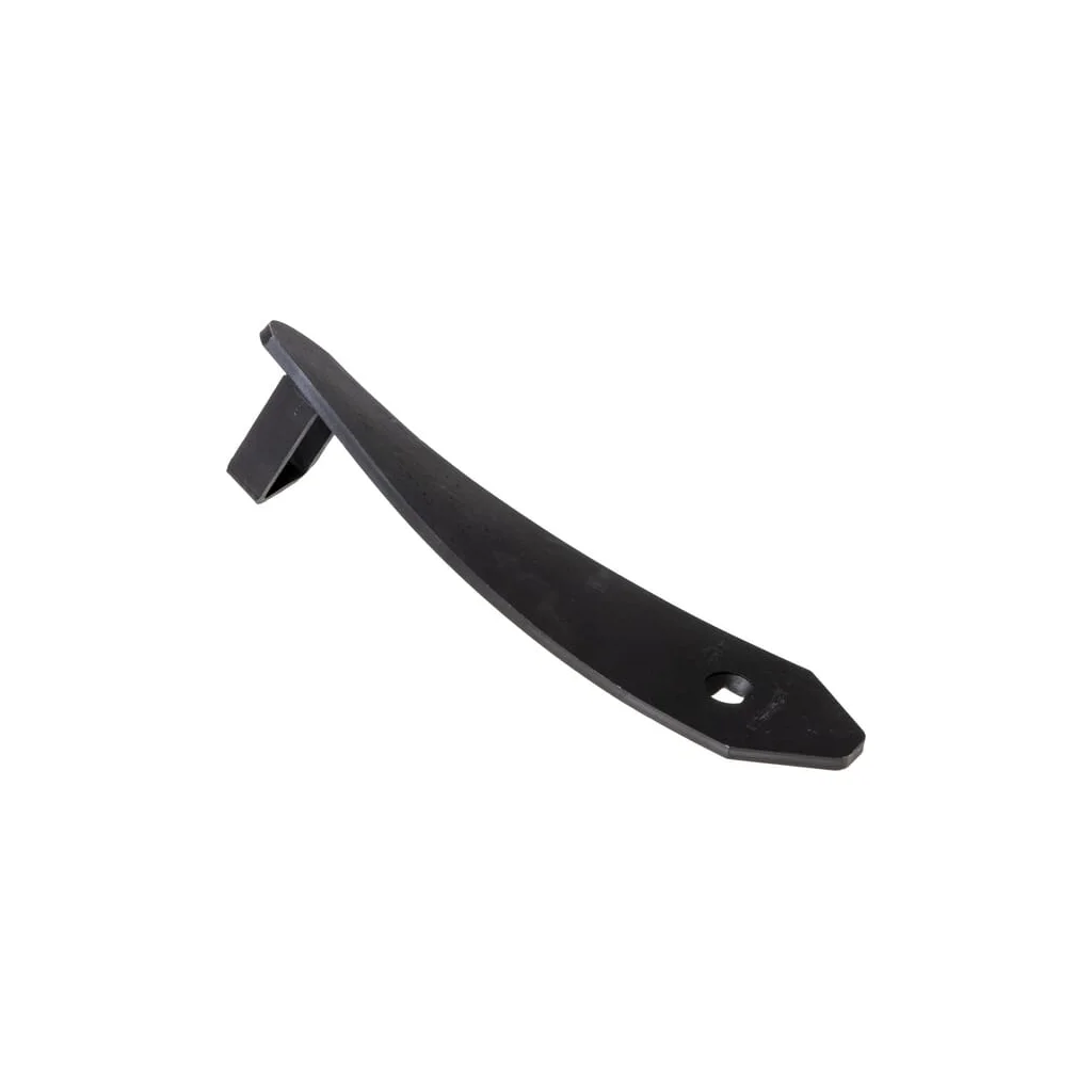 Placă ghidaj 80x8x425mm stânga cu suport de fixare pentru picior de 30mm